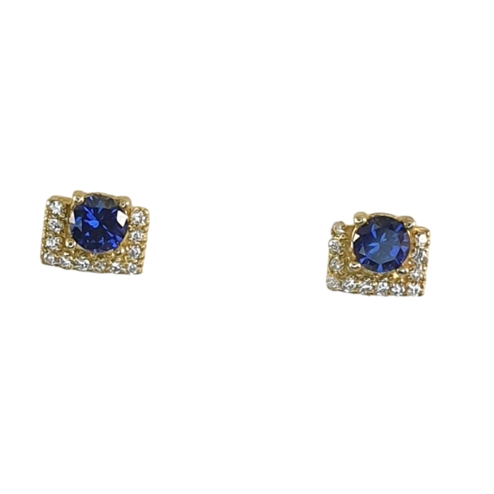 Pendientes oro 18 kt color fino 0.12 ct diamantes Pendientes oro 18 kt color fino 0.12 ct diamantes