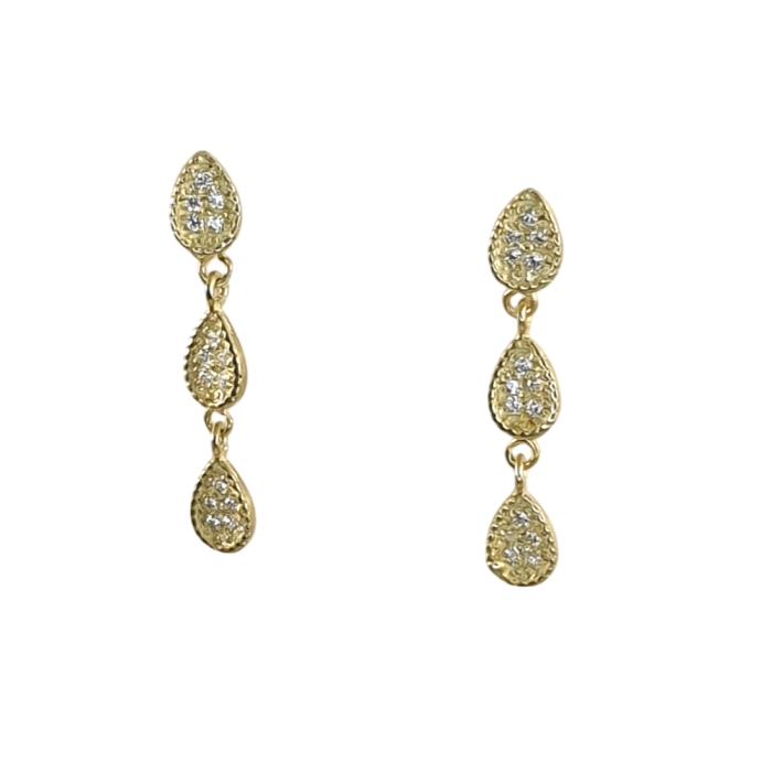 Pendientes oro 18 kt 0.15 ct diamantes Pendientes oro 18 kt 0.15 ct diamantes