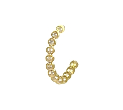 PENDIENTES BOLA ORO 18 KT 14 MM