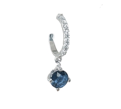 PEND. ARO ORO 18 KT 0.14 CT DIAM COLOR FINO