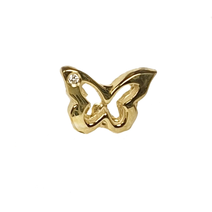 Pendientes mariposa oro 18 kt diamantes Pendientes mariposa oro 18 kt diamantes