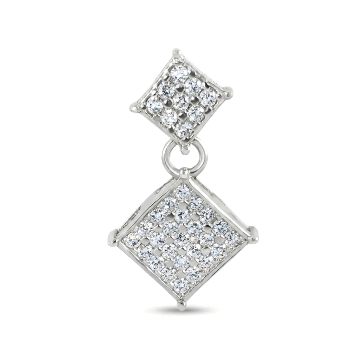 Pendientes oro 18 kt 0.48 ct diamantes