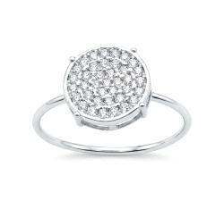 Anillo oro 18 kt circonitas