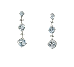 P.PEND 0.06 CT DIAM. AGUAMARINA