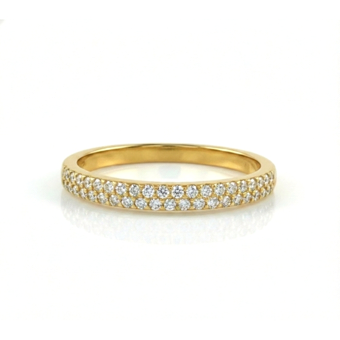 Anillo oro 18 kt 0.20 ct diamantes