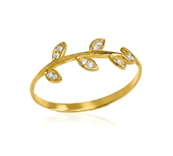 ANILLO ORO ORO 18 KT  CIRCONITAS