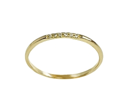 ANILLO ORO 18 KT  0.03 CT DIAMANTES