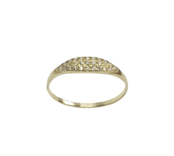 ANILLO ORO ORO 18 KT  0.13 CT DIAM