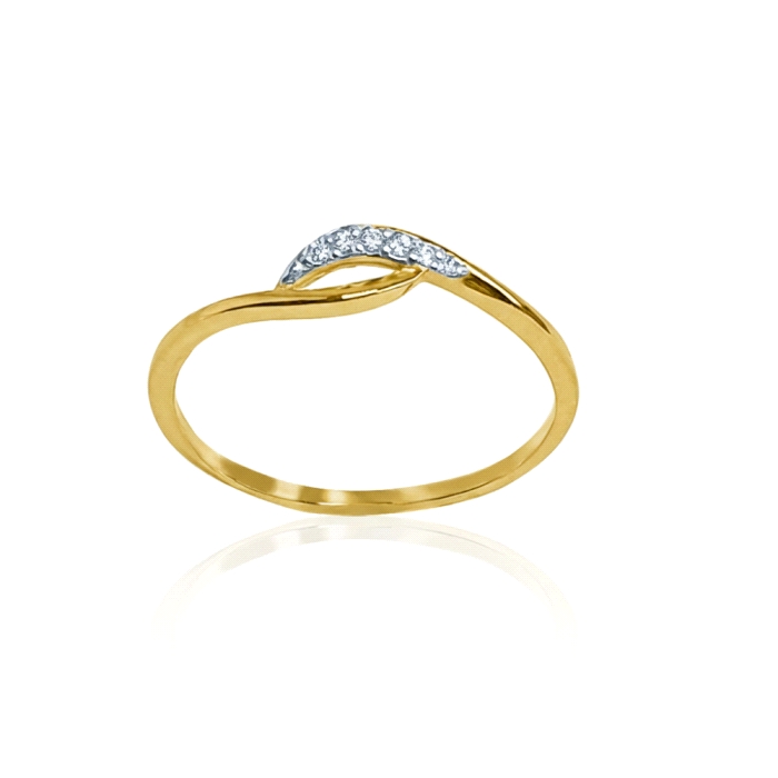 ANILLO ORO 18 KT 0.03 ct diamantes