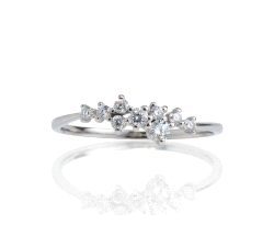 SORTIJA 0.21 CT DIAMANTES