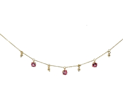 GARGANTILLA REDONDO ORO 18 KT COLOR FINO