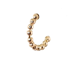 PENDIENTES BOLA ORO 18 KT 12 MM