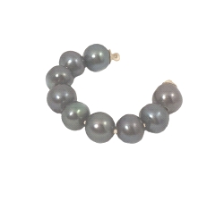 PENDIENTE EARCUFF PERLA GRIS