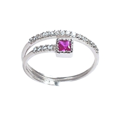 ANILLO COLOR FINO CIRCONITAS