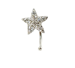 PENDIENTES  EAR CUFF  ESTRELLA ORO 18 KT CIRCONITAS