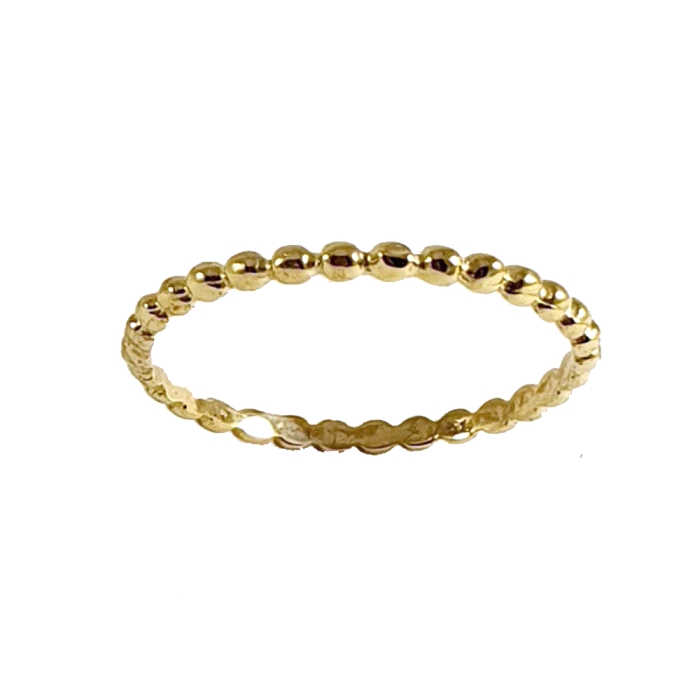 ANILLO BOLAS ORO 18 KT