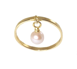ANILLO PERLA ORO 18 KT