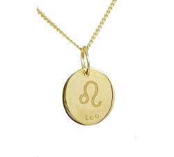 GARGANTILLA LEO ORO 18 KT AMARILLO