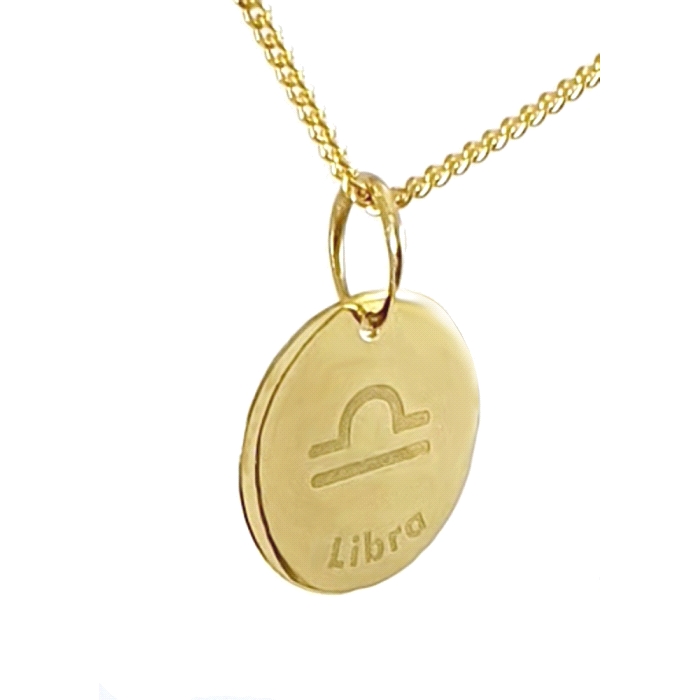COLGANTE LIBRA ORO 18 KT