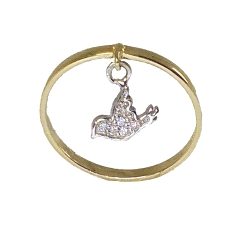 ANILLO ORO 18 KT CIRCONITAS