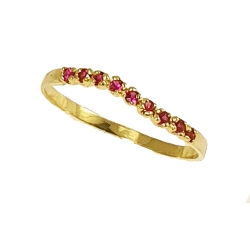 ANILLO ORO 18 KT COLOR FINO