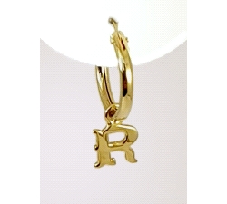 PENDIENTES  INICIAL ORO 18 KT