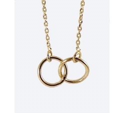 GARGANTILLA CIRCULOS ORO 18 KT