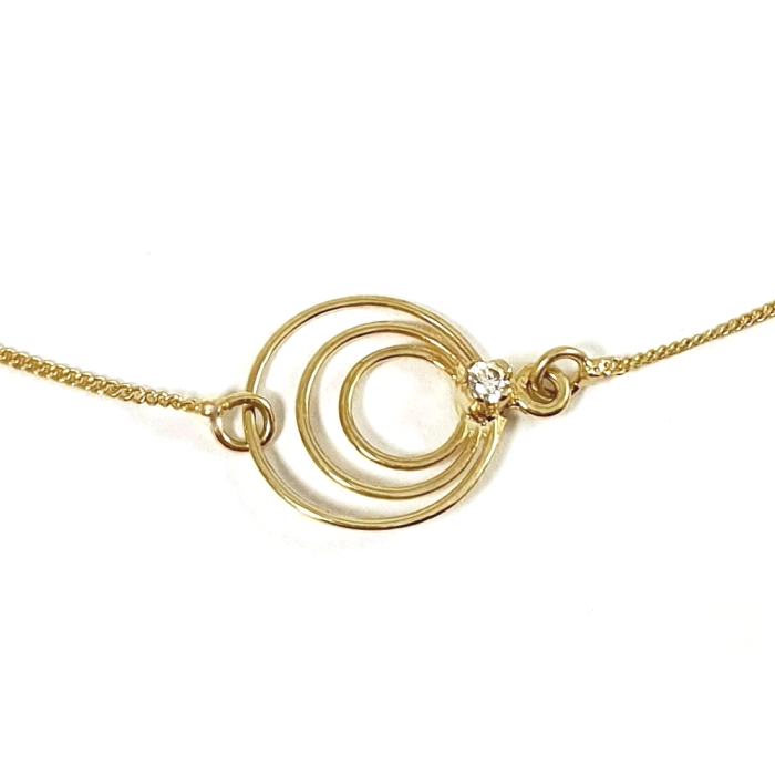 GARGANTILLA ORO 18 KT CIRCONITAS