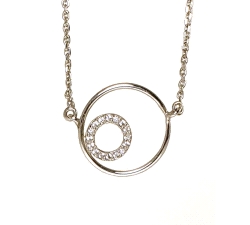 GARG. ORO 18 KT 0.08 CT  DIAMANTES