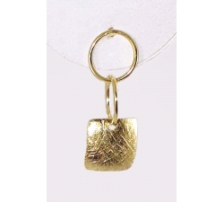 PENDIENTES CUADRADO ORO 18 KT