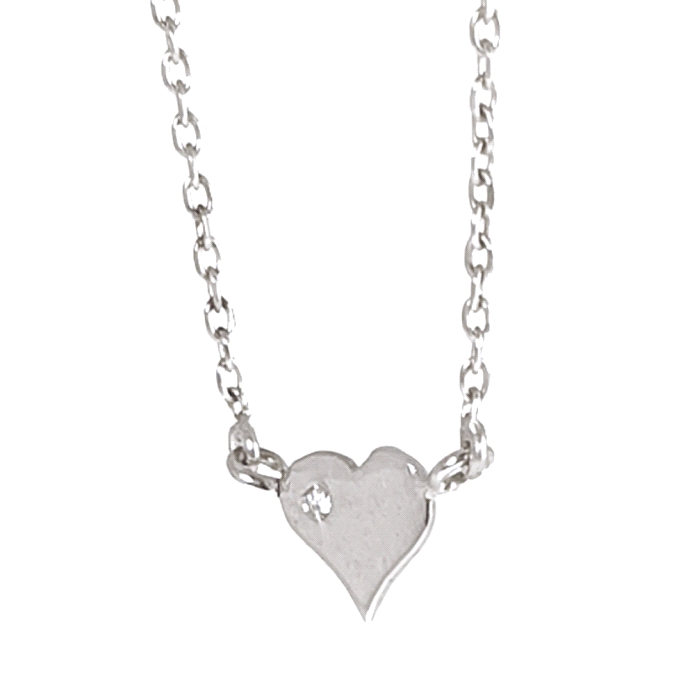 GARGANTILLA CORAZON ORO 18 KT DIAMANTES