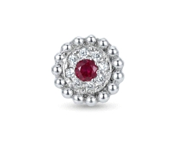 P.PENDIENTES COLOR FINO 0.11 CT DIAMANTES