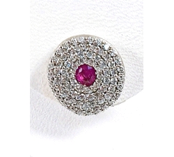 PENDIENTES ORO 18 KT  DIAMANTES 0.59 CT