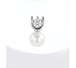 P.PEND. 0.02 CT BRILL PERLA