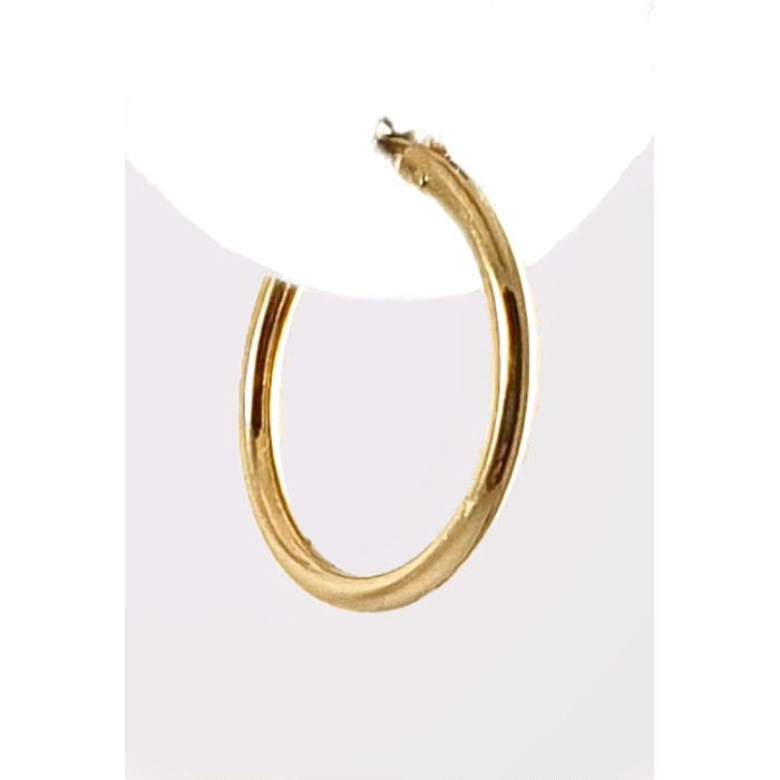 Pendientes aro oro 18 kt 1.5x16 mm