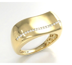 ANILLO ORO 18 KT 0.10 CT