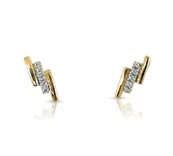 P.PENDIENTES 0.05 CT DIAMANTES