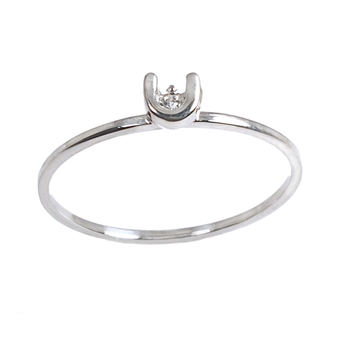 Anillo oro 18 kt diamantes 0.013 ct