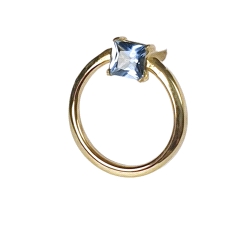 PENDIENTES ARO ORO 18 KT COLOR FINO