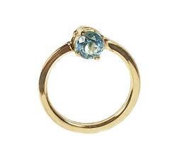 PENDIENTES ARO ORO 18 KT COLOR FINO