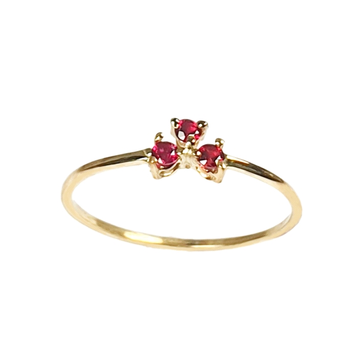 Anillo oro 18 kt color fino