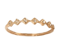 ANILLO MEDIA ALIANZA  DIAMANTES 0.03