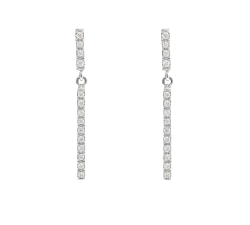 Pendientes oro amarillo 750 mm diamantes                                                                                        