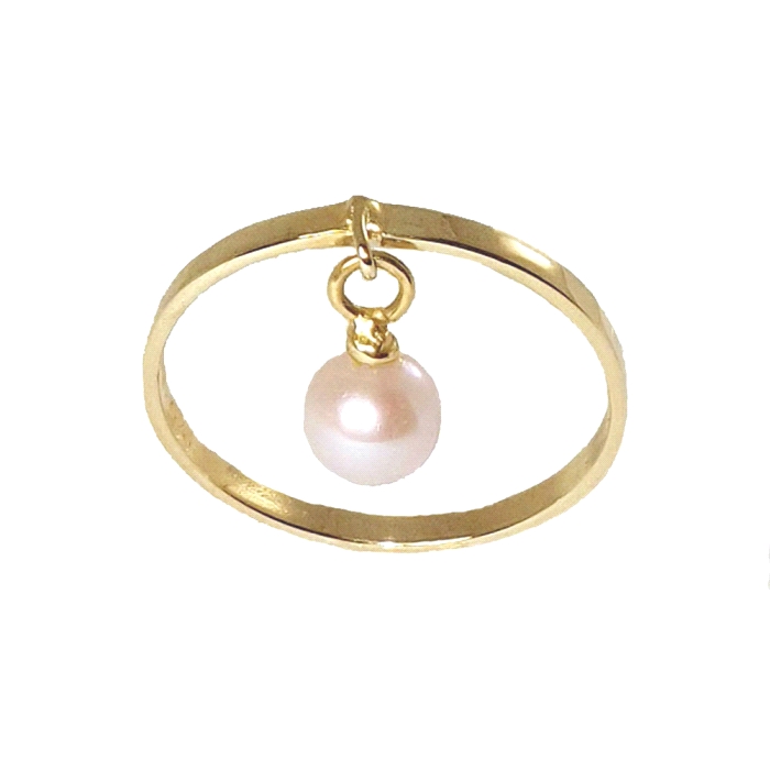 ANILLO PERLA ORO 18 KT