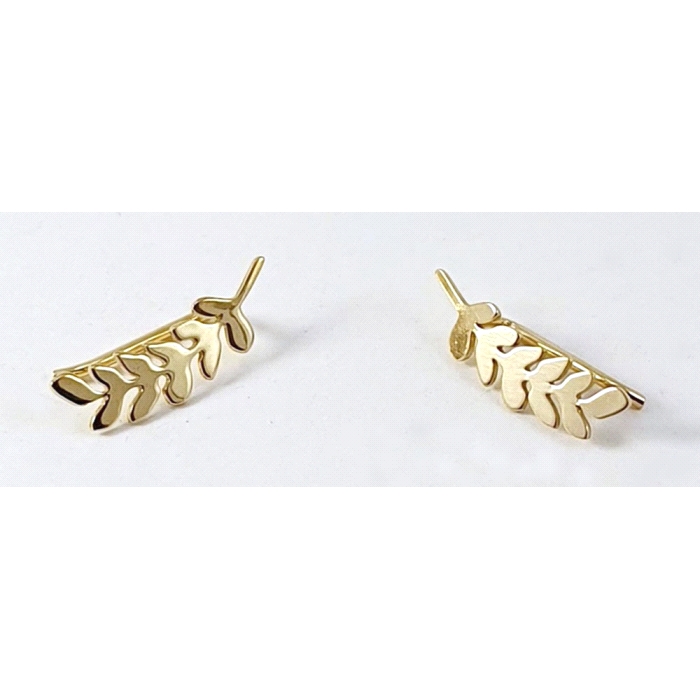PENDIENTES TREPADOR ORO 18 KT