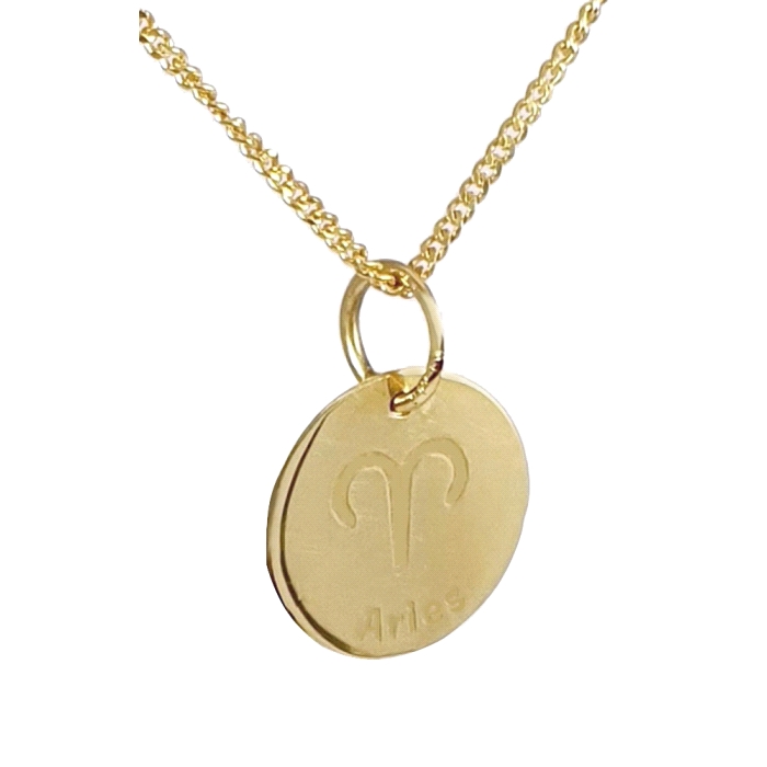 GARGANTILLA ARIES ORO 18 KT AMARILLO