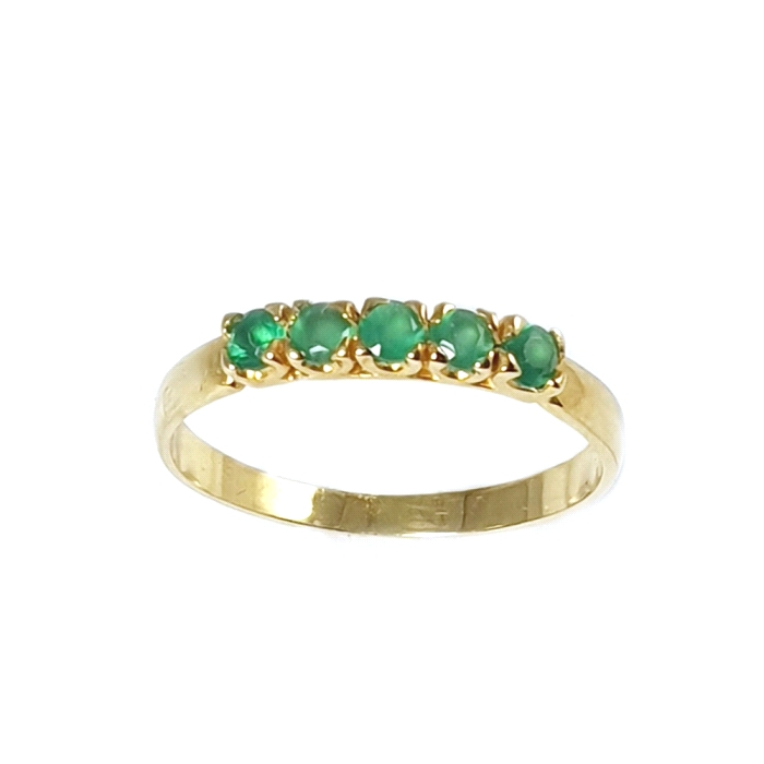 ANILLO ORO 18 KT COLOR FINO