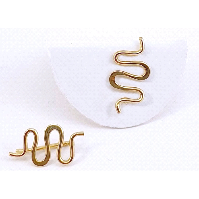 PENDIENTES TREPADOR ORO 18 KT