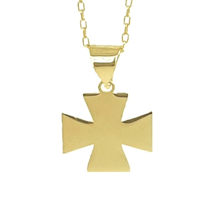 Cruz San Juan oro 18 kt