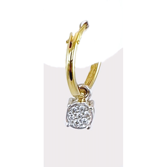 PENDIENTES ORO 18 KT DIAMANTES